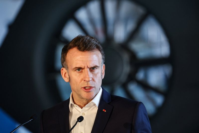 Le président français Emmanuel Macron en visite à Chypre