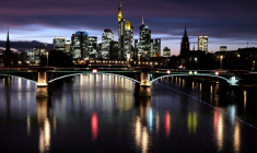 Le quartier financier de Francfort