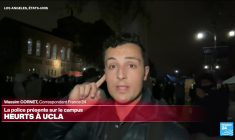 Affrontements à Los Angeles sur le campus d'UCLA autour d'un campement pro-palestinien