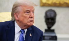 Donald Trump, à Washington DC, le 24 avril 2025 ( GETTY IMAGES NORTH AMERICA / CHIP SOMODEVILLA )