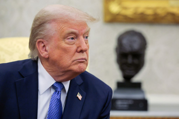 Donald Trump, à Washington DC, le 24 avril 2025 ( GETTY IMAGES NORTH AMERICA / CHIP SOMODEVILLA )