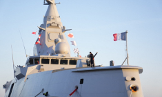 La frégate Amiral Ronarc'h, à Copenhague, en janvier 2026 (illustration) ( Ritzau Scanpix / THOMAS TRAASDAHL )