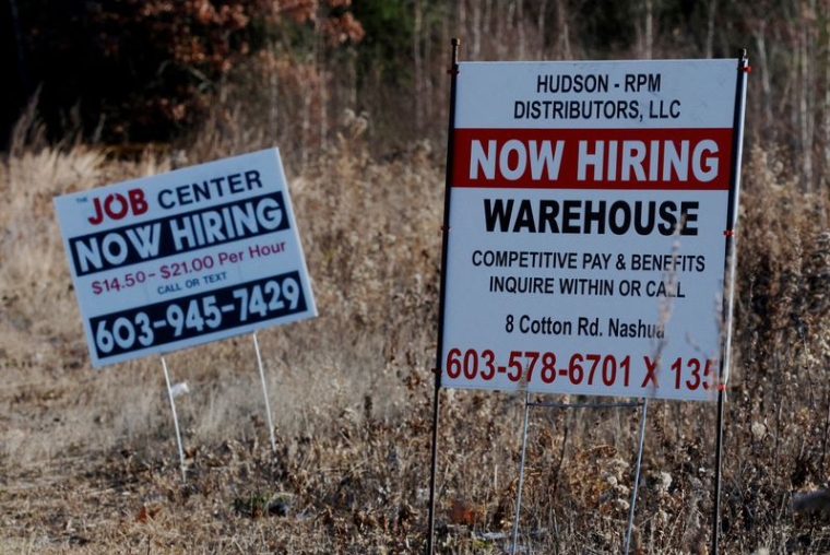 ÉTATS-UNIS : RECUL PLUS IMPORTANT QUE PRÉVU DES INSCRIPTIONS AU CHÔMAGE