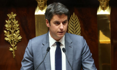 Gabriel Attal, le 1er octobre 2024, à l'Assemblée nationale ( AFP / ALAIN JOCARD )