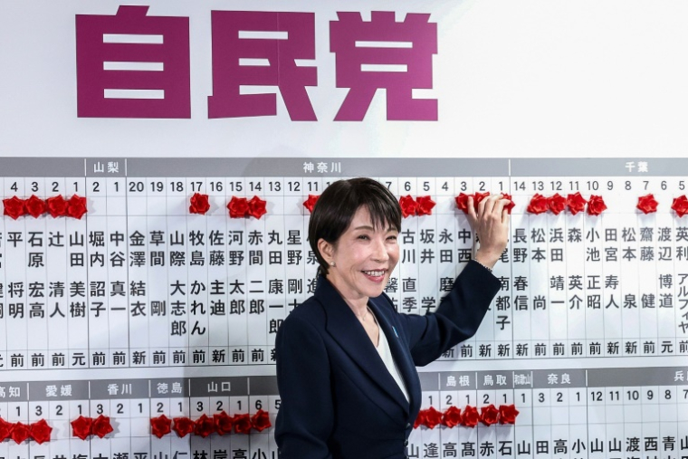 La Première ministre japonaise Sanae Takaichi, le 8 février 2026 à Tokyo ( POOL / Kim Kyung-Hoon )