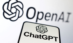 L'illustration montre les logos d'OpenAI et de ChatGPT