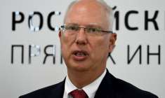 Kirill Dmitriev à Saint-Petersbroug, le 4 juin 2026. ( AFP / OLGA MALTSEVA )