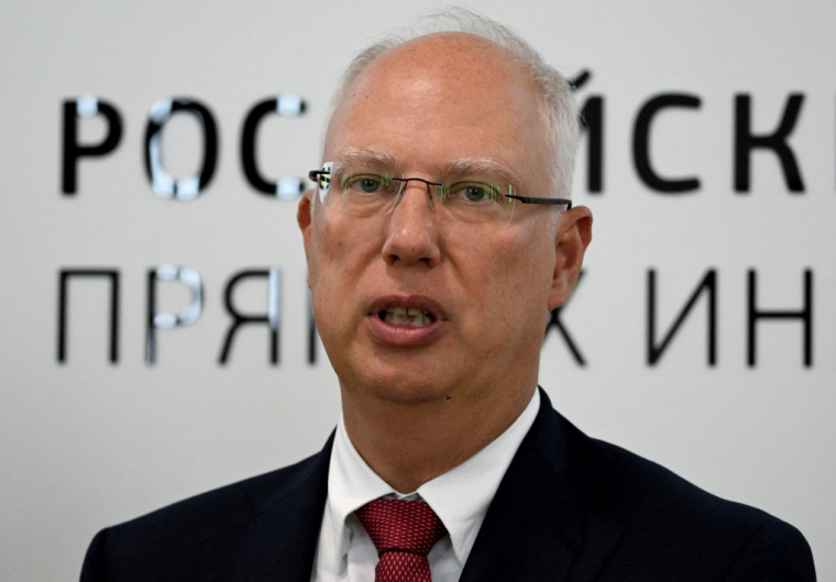 Kirill Dmitriev à Saint-Petersbroug, le 4 juin 2026. ( AFP / OLGA MALTSEVA )
