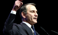 Le député RN Laurent Jacobelli à Châlons-en-Champagne, dans la Marne, le 18 mars 2026 ( AFP / Sameer AL-DOUMY )