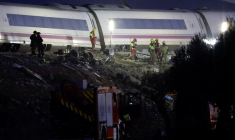 Collision de deux trains à grande vitesse entre les villes de Mora et d'Orgaz