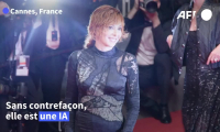 Cannes: Mylène Farmer et l'équipe du film "Dalloway" foulent le tapis rouge