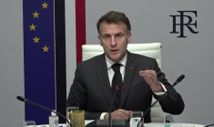 Ouverture d'Ormuz: pas d'opérations françaises "dans le contexte actuel" (Macron)