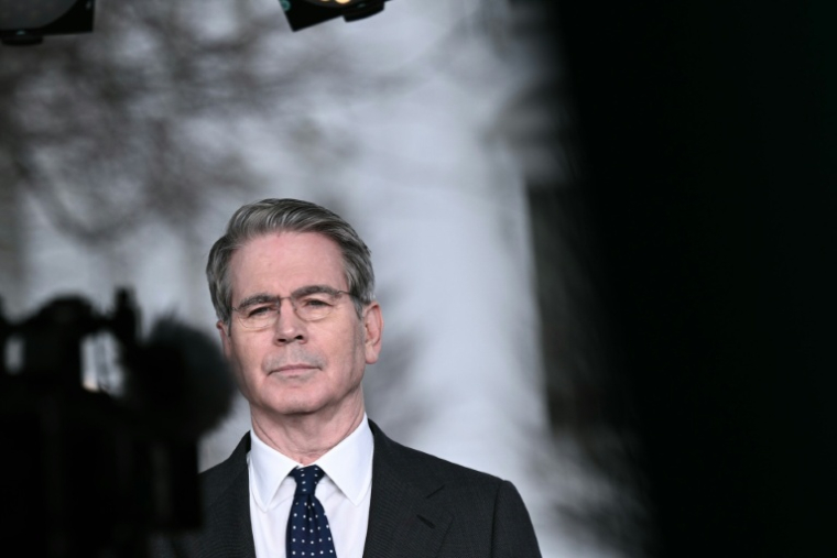 Le ministre des Finances des Etats-Unis, Scott Bessent, à Washington, le 6 mars 2026 ( AFP / Brendan SMIALOWSKI )