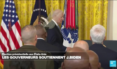 "Ce n'est pas juste un choix entre Biden-Trump, c'est un choix entre la démocratie et l'autocratie"