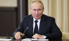 Vladimir Poutine, à Novo-Ogaryovo, le 8 novembre 2023 ( POOL / Gavriil GRIGOROV )