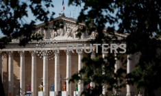 Le palais Bourbon où siège l'Assemblée nationale à Paris