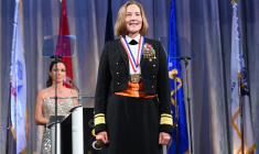 Shoshana Chatfield, à New York, en mai 2022 ( GETTY IMAGES NORTH AMERICA / NOAM GALAI )