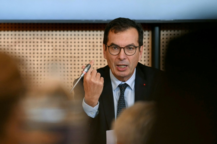 Le ministre du Travail, Jean-Pierre Farandou, le 18 septembre 2026 à Paris ( AFP / LOU BENOIST )