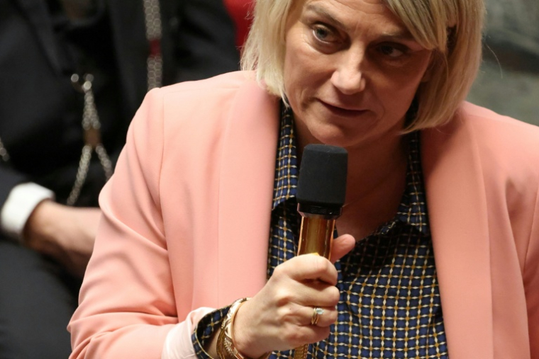 La ministre de la Santé Stéphanie Rist le 7 janvier 2026, à l'Assemblée nationale, à Paris ( AFP / Ludovic MARIN )