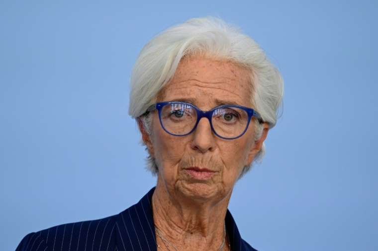 Christine Lagarde à Berlin le 10 septembre 2026 ( AFP / John MACDOUGALL )