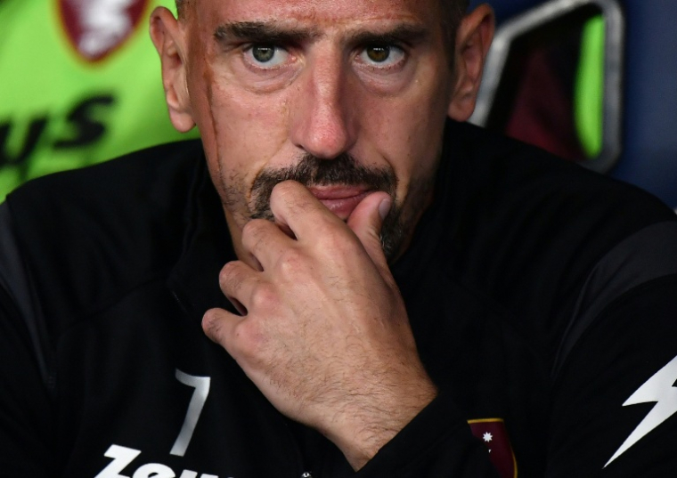 Franck Ribéry, le 30 octobre 2022 à Rome ( AFP / Filippo MONTEFORTE )