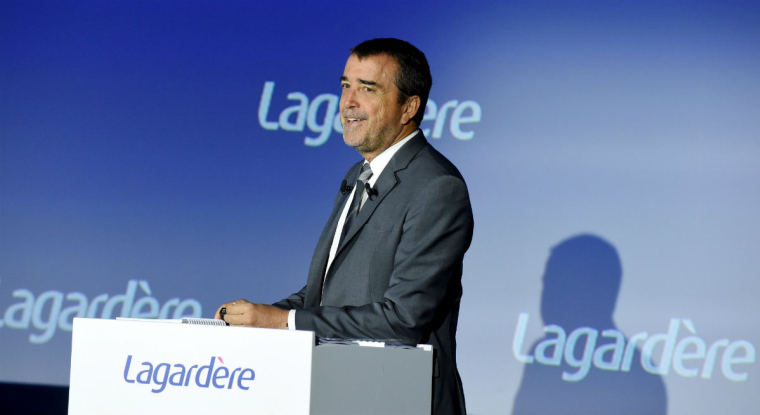 Arnaud Lagardère, gérant commandité du groupe éponyme. (© E. Piermont /AFP)