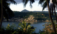 Vue du territoire français d'outre-mer de Mayotte dans l'océan Indien