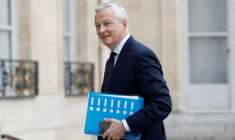 Photo du ministre français de l'Économie, des Finances, de l'Industrie et du Numérique, Bruno Le Maire