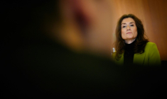 La députée Sandrine Josso, à Nantes le 30 janvier 2026 ( AFP / Loic VENANCE )