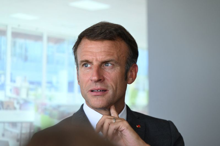 Le président français Emmanuel Macron