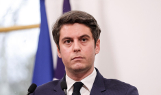 Gabriel Attal à Paris le 21 février 2024. ( POOL / TERESA SUAREZ )