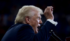 Donald Trump, le 3 août 2024, à Atlanta ( GETTY IMAGES NORTH AMERICA / JOE RAEDLE )