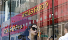 Le logo de la banque Wells Fargo