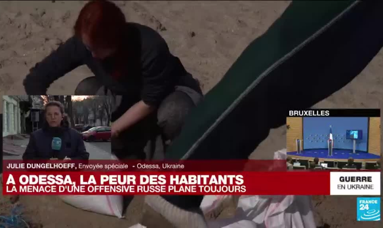 Guerre en Ukraine : la municipalité d'Odessa se tient prête à une éventuelle invasion russe