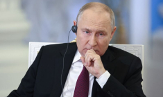 Le président russe Vladimir Poutine lors d'une interview avec China Media Group