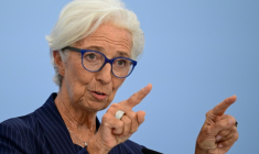 La présidente de la Banque centrale européenne (BCE), Christine Lagarde, le 10 septembre 2026 à Berlin ( AFP / John MACDOUGALL )