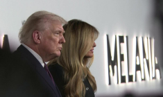 Melania et Donald Trump à l'avant-première du documentaire Amazon consacré à la Première dame