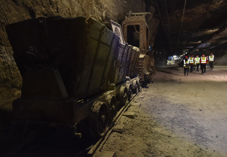 La mine de sel de Varangéville. ( AFP / JEAN-CHRISTOPHE VERHAEGEN )