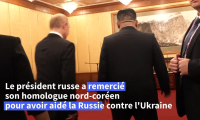 À Pékin, Poutine remercie Kim pour l'aide des troupes nord-coréennes