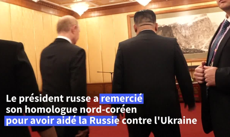 À Pékin, Poutine remercie Kim pour l'aide des troupes nord-coréennes