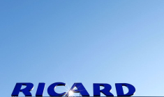 Le logo Ricard à Lormont, près de Bordeaux