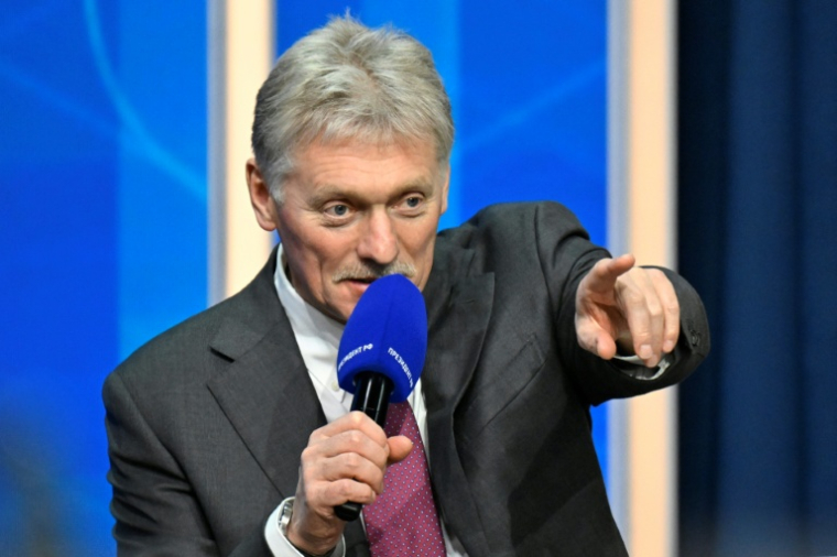 Le porte-parole du Kremlin, Dmitri Peskov, le 19 décembre 2025 à Moscou ( AFP / Alexander NEMENOV )
