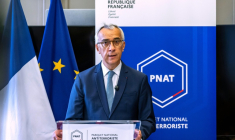 Le procureur antiterroriste Olivier Christen, à Marseille le 30 septembre 2026 ( AFP / Miguel MEDINA )