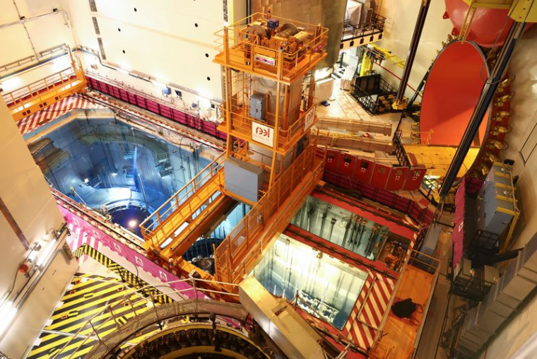 La centrale nucléaire de Flamanville 3 (EPR) dans le nord-ouest de la France