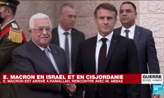Israël : Macron est arrivé à Ramallah, en Cisjordanie