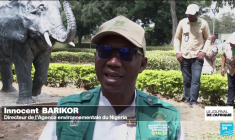 Nigéria : une sculpture symbole de la lutte contre le braconnage