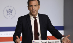 Olivier Véran, le 24 mai 2023, à Paris ( AFP / Ludovic MARIN )