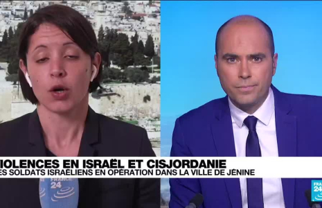 Violences en Israël et Cisjordanie : les soldats israéliens en opération dans la ville de Jénine