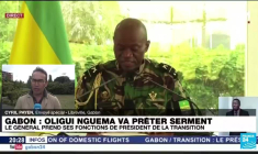 Gabon : le général Oligui prête son serment de "président de la transition"