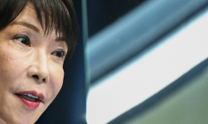 La Première ministre japonaise, Sanae Takaichi lors d'une conférence de presse à l'issue d'un remaniement ministériel, au siège du gouvernement à Tokyo, le 17 septembre 2026 ( POOL / Rie KIKUCHI )